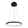 Moderne LED-Hängeleuchte Orbit No.1 40 cm Schwarz 4000K LEDesign